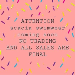 acacia swimwear coming soon.